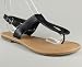 Leatherette Keyhole Sandal