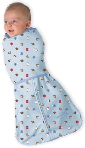 Summer Infant Swaddleme Graduate Cotton Knit, Sports