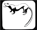 Decorated Mouse Pad with fossa, cat-like, foussa