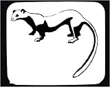 Decorated Mouse Pad with fossa, cat-like, foussa