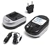 Maximalpower FC600 FUJ NP-50/KOD K7004 Rapid Travel Charger for Fuji NP50,Kodak KLIC7004, LI68, GE GB20,Minolta MINP1, Sanyo SLB0837