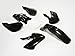TMS $PSKWSK-KLX110-K7WHT Black Plastic Fairing (7 pcs for Kawasaki Klx Klx110 Suzuki Drz Kx 65 110 Fender)