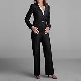 Kasper 3pc Charcoal Pantsuit
