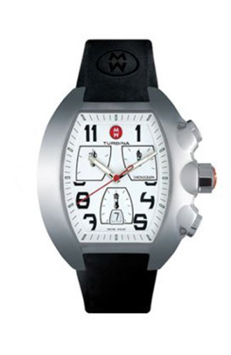 Unisex Turbina Chronograph Black Rubber