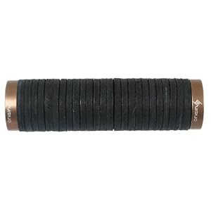 Origin8 Pro-Hide Leather Locking Grips - Black