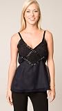 Review   / Foley + Corinna Blk/Midnight Lace Silk Cami