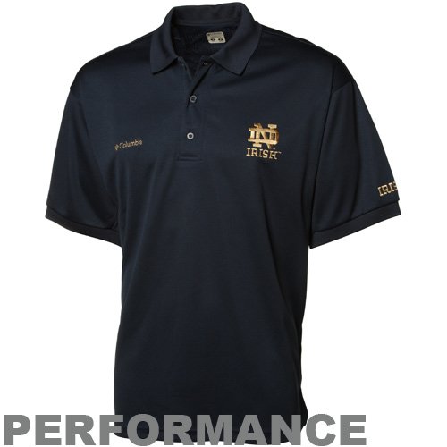Notre Dame Collegiate Perfect Cast Polo, Columbia Navy, X-Large