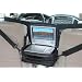 Rasfox Carry Case (Leather Look , PU) for Up to 8" Portable DVD Player with Car Mount System (Black)