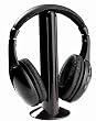 Wireless FM Stereo RS 864 863.5 864.5MHz Rf cordless Stereo Headphones For TV VCD CD PC MP3 MP4 DVD built in 2.5mm to 3.5mm adapter w/Transmitter