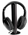 Wireless FM Stereo RS 864 863.5 864.5MHz Rf cordless Stereo Headphones For TV VCD CD PC MP3 MP4 DVD built in 2.5mm to 3.5mm adapter w/Transmitter