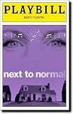 Playbill Next to Normal Alice Ripley Aaron Tveit Jennifer Damiano J. Robert Spencer Adam Chanler-Berat Louis Hobson Broadway New Color Playbill