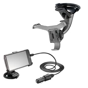HTC Desire HD Car Upgrade Package with Car Charger, Holder and Suction Mount
