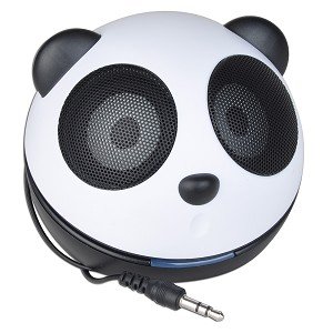 GOgroove Panda Pal High-Powered Portable Laptop and MP3 Speaker System