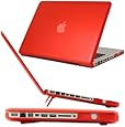 iPearl mCover Hard Shell Case with FREE keyboard cover for Model A1278 13-inch Regular display Aluminum Unibody MacBook Pro - RED