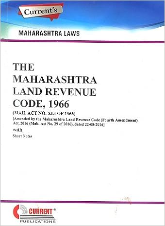 Maharashtra Land Revnue Code