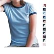 Bella - Ladies' 1x1 Rib Short Sleeve Ringer T-shirt - 1007 Bella - Ladies' 1x1 Rib Short Sleeve Ringer T-shirt - 1007