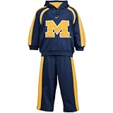 Nike Michigan Wolverines Navy Blue Infant Fleece Hoody & Sweatpants 2-Piece Gift Set