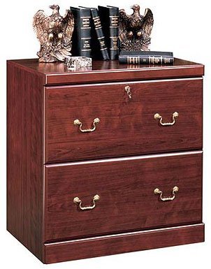 Sauder Heritage Hill 2 Drawer Lateral Wood File Cabinet in Classic Cherry