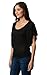 STANZINO WOMEN'S SLIM SOFT SUMMER CASUAL ROUND NECK DOLMAN TOP BLOUSE SHIRT