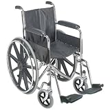 18 Wheelchair with Fixed Armrests 250lbs Capacity-Model#503-0658-0200