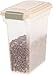 IRIS Premium Airtight Pet Food Storage Container, 12.5-Pounds,  Almond
