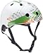Street Surfing Helmet, White Green and Orange