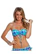 Purple Haze: Strapless Bikini Tube Top (bandeau swimsuit top only)