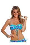 Purple Haze: Strapless Bikini Tube Top (bandeau swimsuit top only)