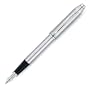 Cross Townsend, Lustrous Chrome, Fountain Pen, with Stainless Steel Nib Medium (536-MS)