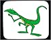 Decorated Mouse Pad with confused, lizard, lost, animal