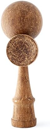 Hard Bamboo Professional Quality Kendama, Heavy, Full Size, Precision Balanced Ken By Ooyo! (USA) Super Pricing, Extra String, Get One NOW !