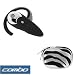 iKorss Wireless Bluetooth Handsfree Headset + Pouch Case - 10 Color Available for Samsung Cell Phone Galaxy S2 S II, T989, SGH-i777, Epic 4G Touch, Epic 4G, Droid Charge, Gravity TXT, Gravity 3, Gravity T, Gravity Smart, Convoy 1 &2, Conquer 4G, Nexus S 4G, Exhibit 4G, Infuse 4G, Sidekick 4G, Galaxy Prevail, Galaxy S 4G (Silver Zebra)