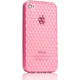 Ai-Style iPhone4 TPUケース　　ダイヤパターン ピンク【Ai4-S-dai-Pink】