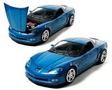 Exclusive 2008 Corvette Z06 Jetsteam Blue 1/24 Diecast Car