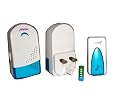2 X Twin 100M 100 meters Home Remote Wireless Doorbell Door Bell Chime-UK Plug in type