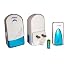 2 X Twin 100M 100 meters Home Remote Wireless Doorbell Door Bell Chime-UK Plug in type