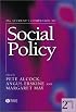 The Student's Companion to Social Policy