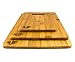 Bamboo 3-Piece Cutting Board Set Eco-Friendly Durable Ultimate Bamboo