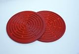 Le Creuset Silicone Set of 2 Mini-Cool Tool, Cherry