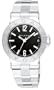 Bvlgari Diagono Black Dial Stainless Steel Ladies Watch DG29BSSD