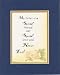 My Sister, Our Love Will Never End . . . 8 x 10 Inches Sayings set in Double Beveled Matting