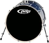Pacific Drums by DW Platinum Finishply Bass Drum with Tom Mount, 18X24 Black Oyster Sparkle - B001CIZA5E