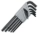 SK Hand Tools 19613 13-Piece Fractional Ball Hex Key Set