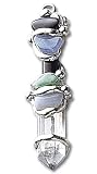 Queen of Pentacles Baby Wand Pendant