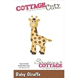 CottageCutz Die Cuts, 1.4 by 2.3-Inch, Baby Giraffe