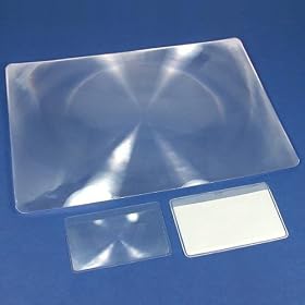 New 3X Sheet Credit Card Magnifier Full Page Free Gift