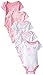 Calvin Klein Baby-Girls Newborn 5 Pack Creeper Set- Pink White Group