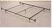 Queen size bed frame with 5 legs and glides