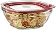Rubbermaid Easy Find Lid Glass Food Storage Container, 8 Cup (2856006)