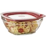 Rubbermaid Easy Find Lid Glass Food Storage Container, 8 Cup (2856006)